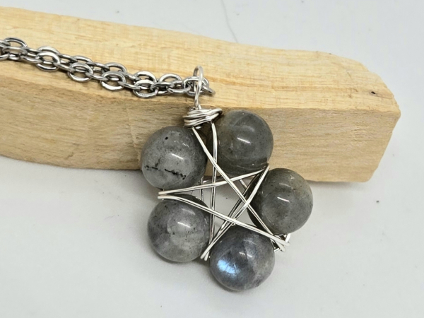 Labradorite Star Necklace